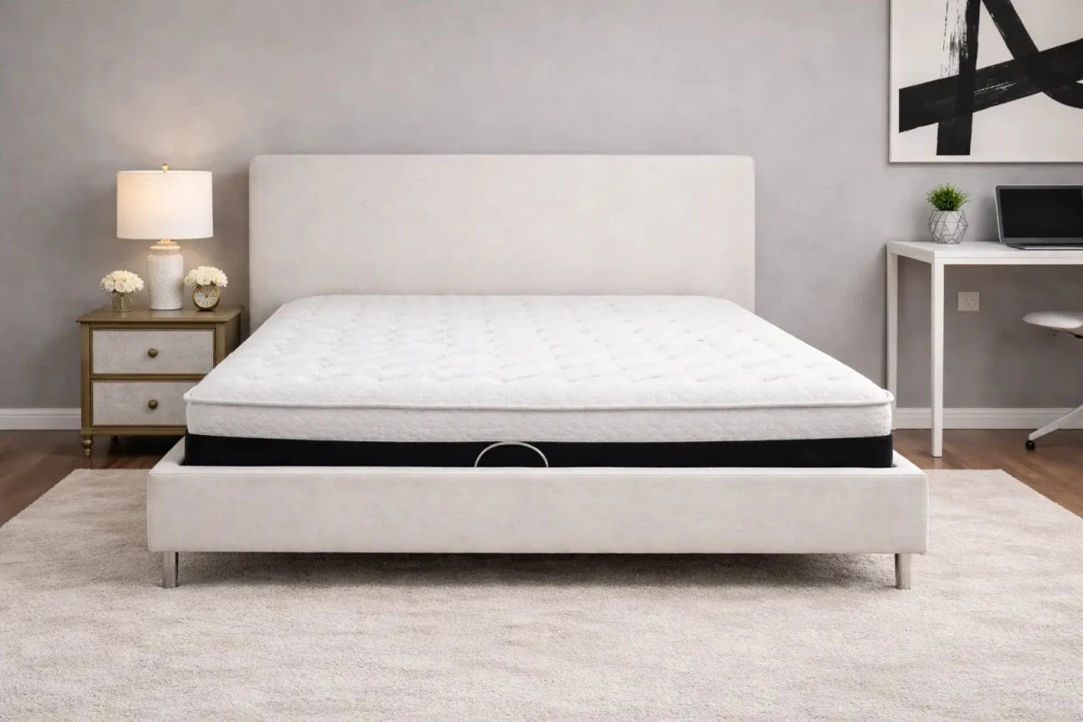 Pan Home Luxurious King Bedroom Set – Complete 5 - Piece Elegant Suite – Upholstered King Bed (180x200 cm) - althahanifurniture