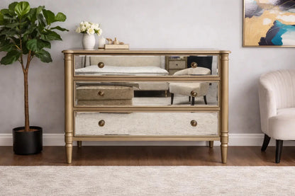 Pan Home Luxurious King Bedroom Set – Complete 5 - Piece Elegant Suite – Upholstered King Bed (180x200 cm) - althahanifurniture