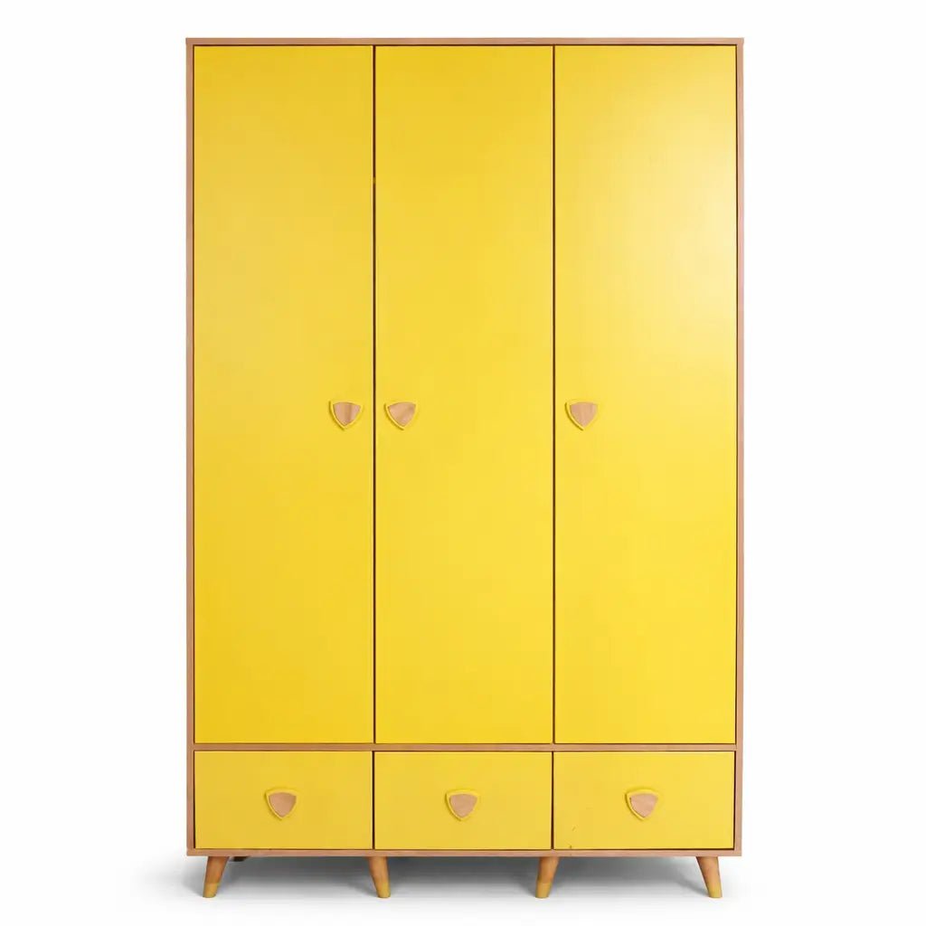 Pan Home Montclaire 3 Door Kids Wardrobe, used 8 months - althahanifurniture
