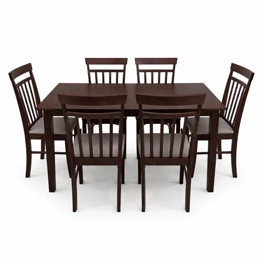PAN HOME Seabrook 1+6 Dining Set – used 5 months - althahanifurniture