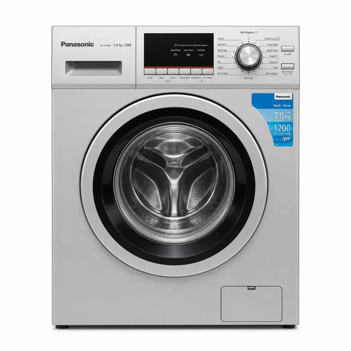 Panasonic NA - 127MB2 Front Load Washing Machine | 7kg - 8 months - Al Thahani Furniture