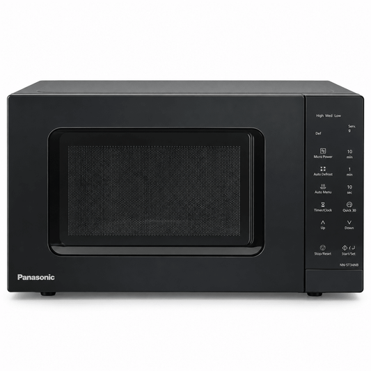 Panasonic NN-ST34NB 25L Solo Microwave Oven – Black - Al Thahani Furniture