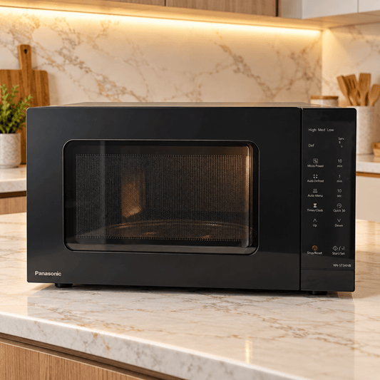 Panasonic NN-ST34NB 25L Solo Microwave Oven – Black - Al Thahani Furniture