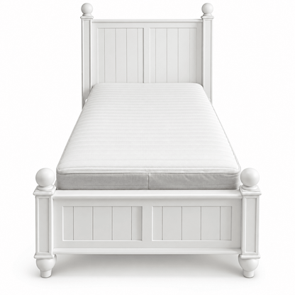 Pottery Barn Kids Catalina Twin Bed – Simply White – 99 × 191 cm Mattress Size - Al Thahani Furniture