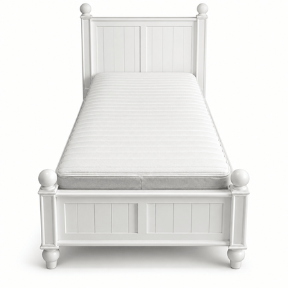 Pottery Barn Kids Catalina Twin Bed – Simply White – 99 × 191 cm Mattress Size - Al Thahani Furniture