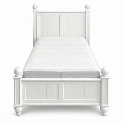 Pottery Barn Kids Catalina Twin Bed – Simply White – 99 × 191 cm Mattress Size - Al Thahani Furniture