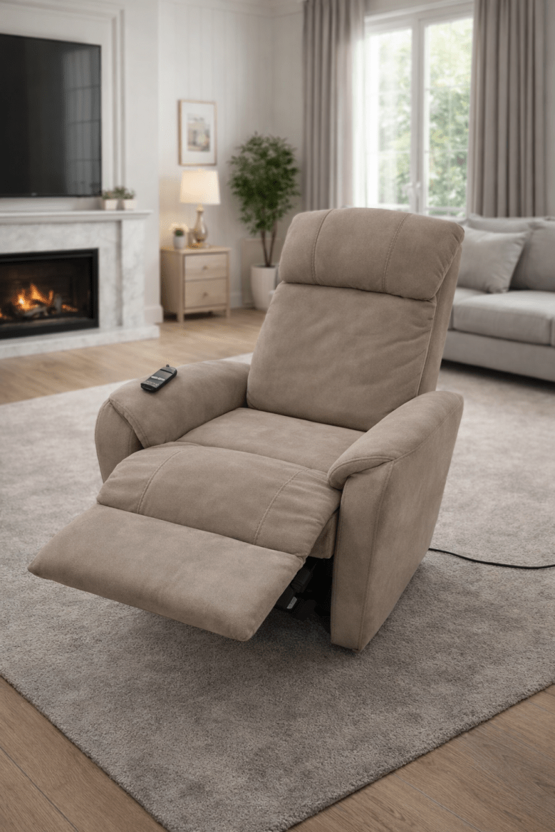 Power Lift Recliner Chair – Electric Recline & Lift Assist – 84x75x108 cm - althahanifurniture