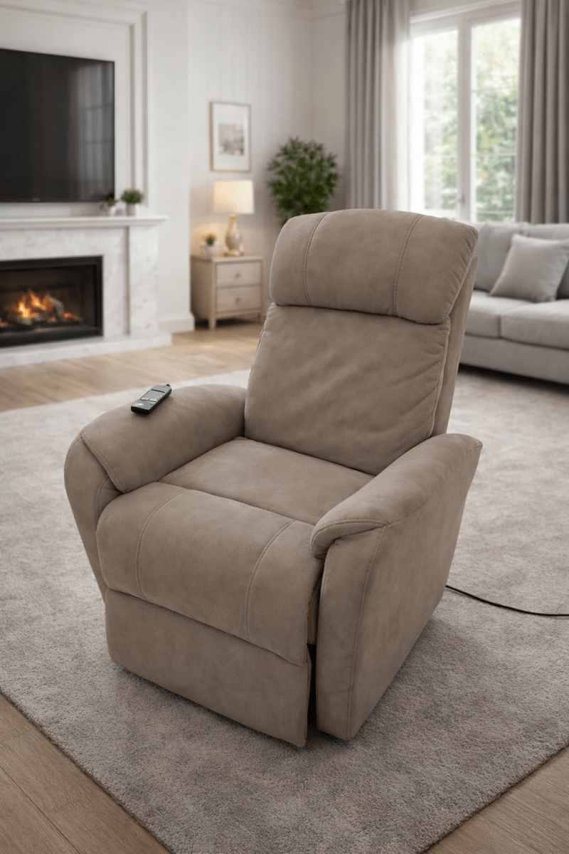 Power Lift Recliner Chair – Electric Recline & Lift Assist – 84x75x108 cm - althahanifurniture
