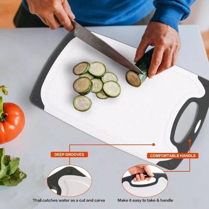 Prestige 3 - Piece Plastic Cutting Board Set | Color - Coded & Dishwasher Safe - althahanifurniture