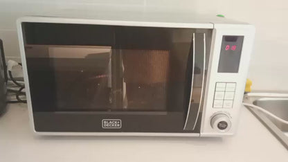 Black+Decker Microwave Oven with Grill | 23L, 800W, Digital Display - used 6 months