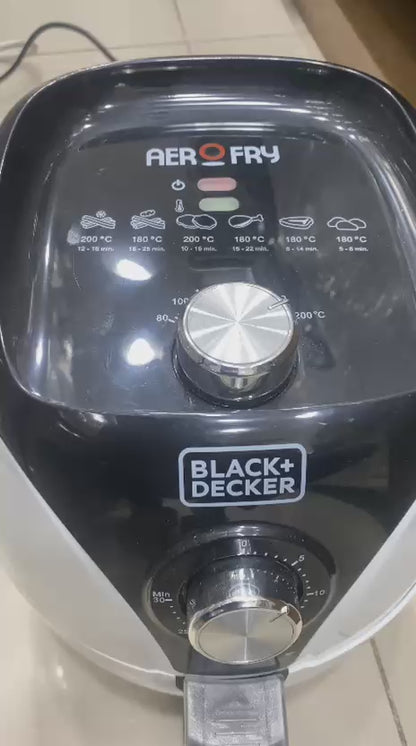 Black+Decker Aerofry Air Fryer | 3.5L, 1500W, Rapid Air Convection - used 3 months