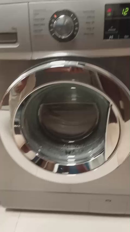 LG FH4J3VDYLP2 Front Load Washing Machine | 9kg, Platinum Silver - used 6 months