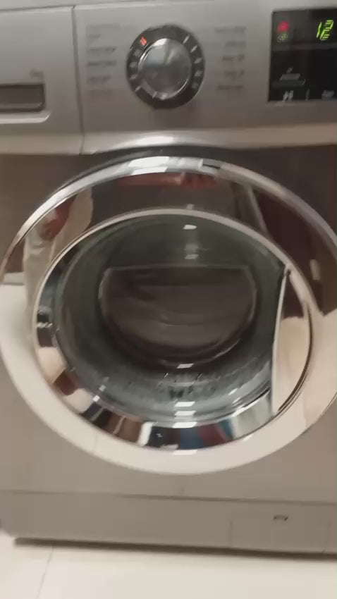 LG FH4J3VDYLP2 Front Load Washing Machine | 9kg, Platinum Silver - used 6 months