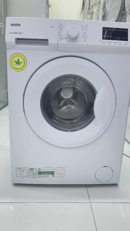 Vestel 6kg Front Load Washer | 15 Programs, - used 5 months