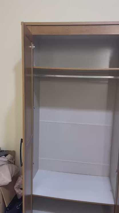 Pan Emirates Starlock 3-Door Kids Wardrobe with Mirror | Walnut, 154x58x218 cm - used 6 months