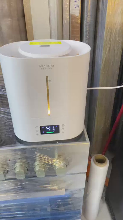 ASAKUKI 4L Cool Mist Humidifier & Essential Oil Diffuser | Top-Fill, LED Display, 40H Runtime - used 3 months