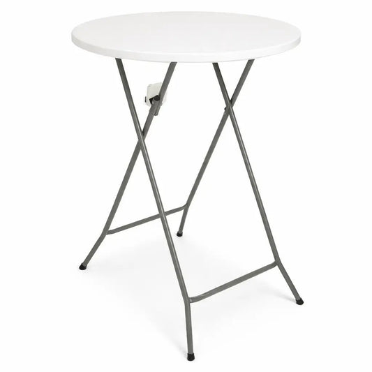 Round Plastic Bar - Height Folding Table – Used 2 Months (Excellent Condition) - althahanifurniture