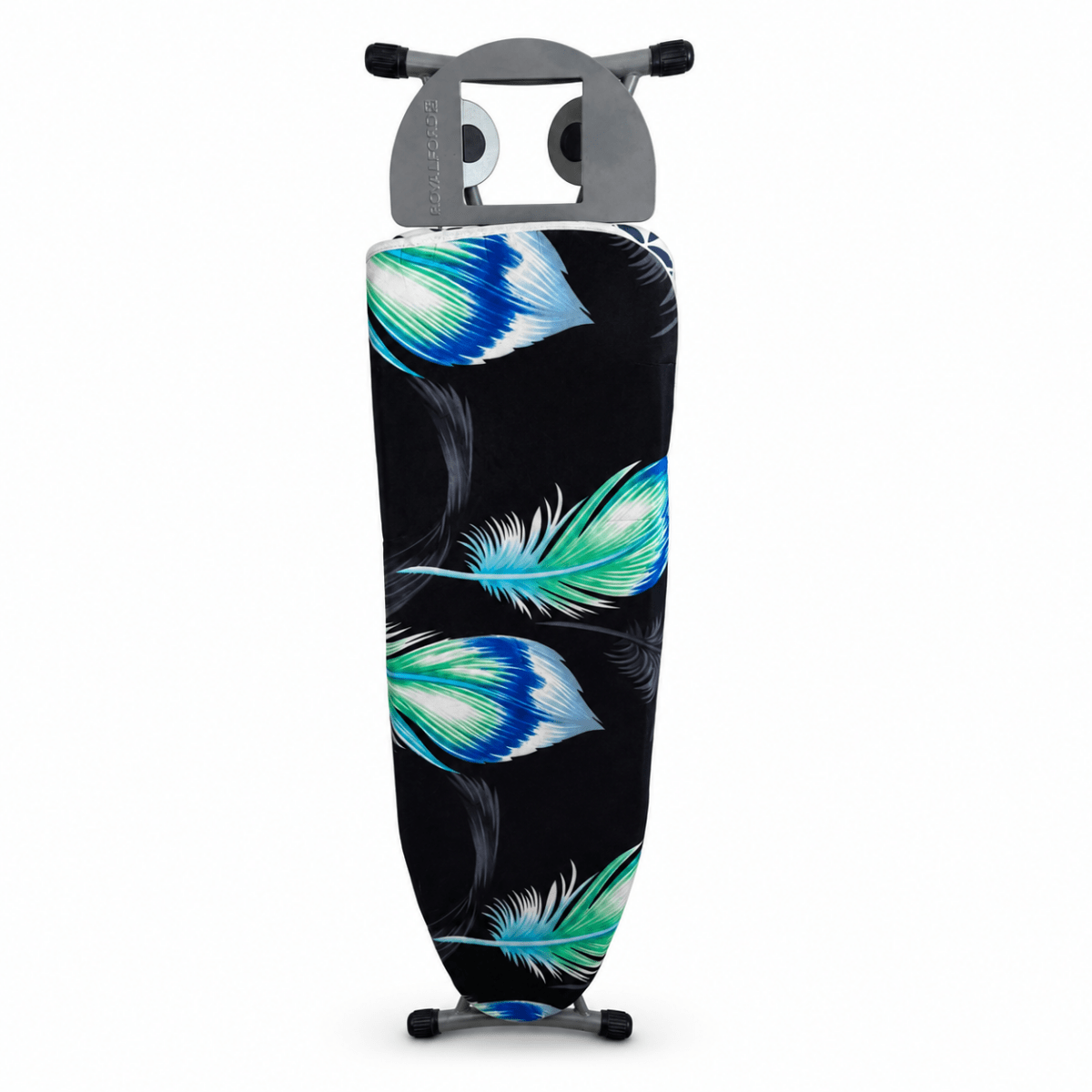 Royalford Foldable Ironing Board with Iron Rest & Clothes Rack - Al Thahani Furniture