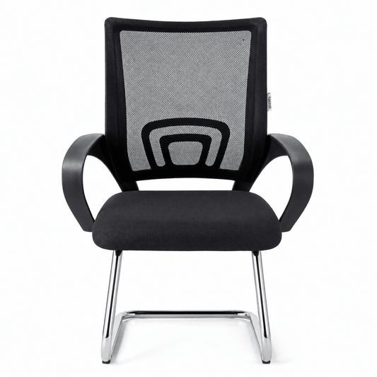 Royaloak Rome Mesh Visitor Chair – Black - Al Thahani Furniture