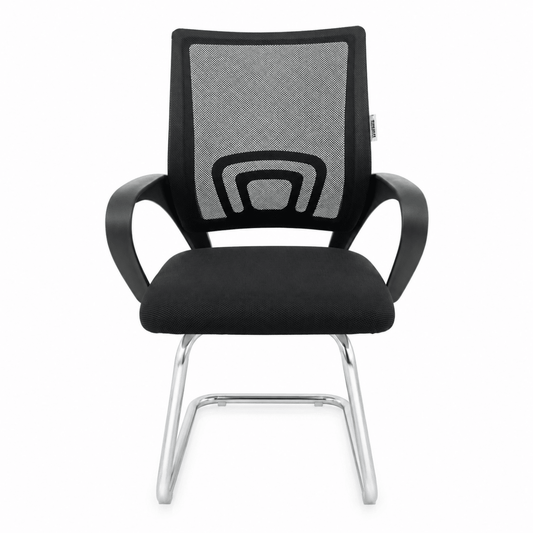 Royaloak Rome Mesh Visitor Chair – Black - Al Thahani Furniture