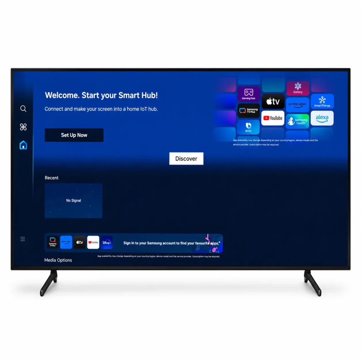 Samsung 50" Crystal UHD DU7000 4K Smart TV | 2024 Model, Tizen OS - used 9 months - Al Thahani Furniture