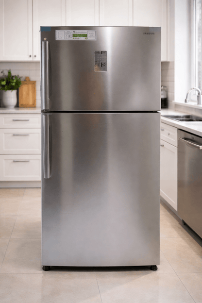 Samsung 500L Top - Mount Refrigerator – Digital Inverter, Twin Cooling Plus, Stainless Steel - althahanifurniture