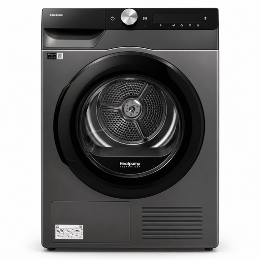 Samsung DV80T5220AX 8kg Heat Pump Tumble Dryer with AI Control & SmartThings – Inox - Al Thahani Furniture