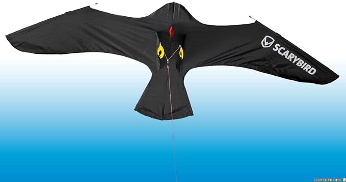 Scarybird Bird Scarer Kite Kit | Hawk-Shaped, 9m Telescopic Pole - used 3 months - Al Thahani Furniture