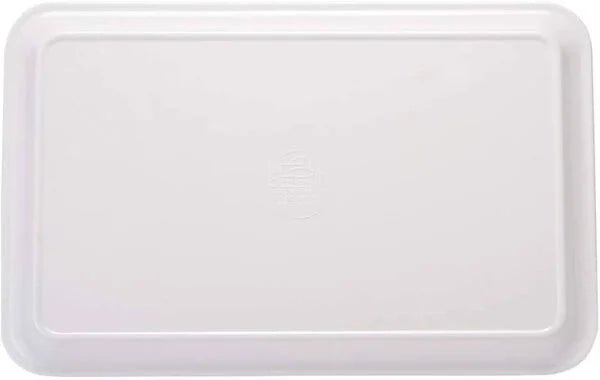 Servewell White Melamine Serving Tray | Gold Leaf Pattern - althahanifurniture