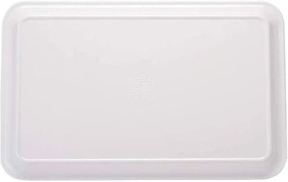 Servewell White Melamine Serving Tray | Gold Leaf Pattern - althahanifurniture