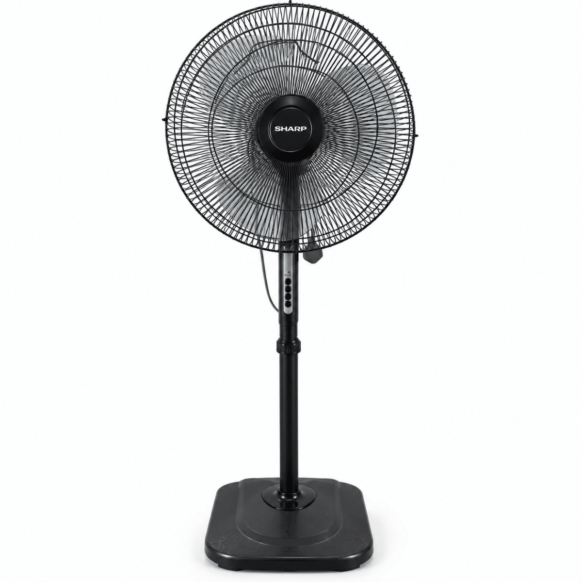 SHARP 40 cm Pedestal Fan with 3 Speeds – Dark Grey – PJS169-GY - Al Thahani Furniture