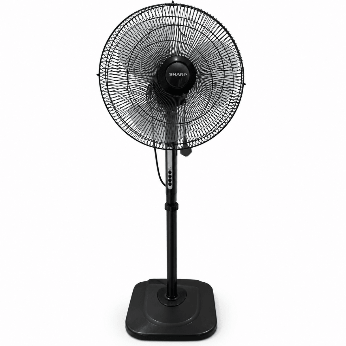 SHARP 40 cm Pedestal Fan with 3 Speeds – Dark Grey – PJS169-GY - Al Thahani Furniture