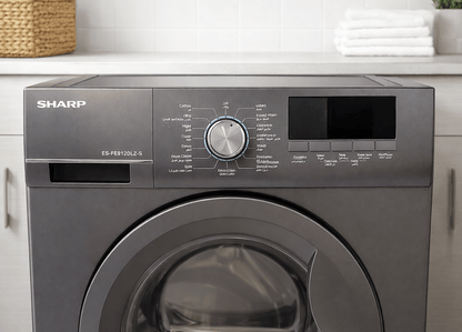 Sharp Front Load Washing Machine – 9kg Capacity – 16 Wash Programs – Quick Wash - althahanifurniture