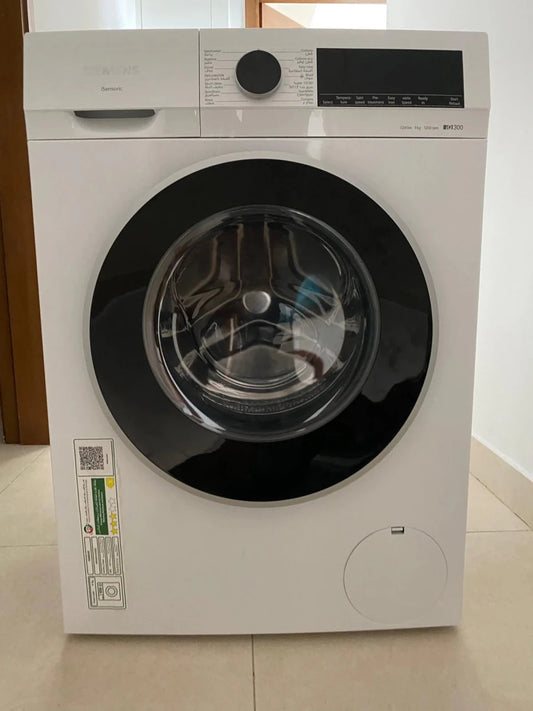 Siemens 9kg Front Load Washer | iQdrive Motor & iSensoric Technology - althahanifurniture