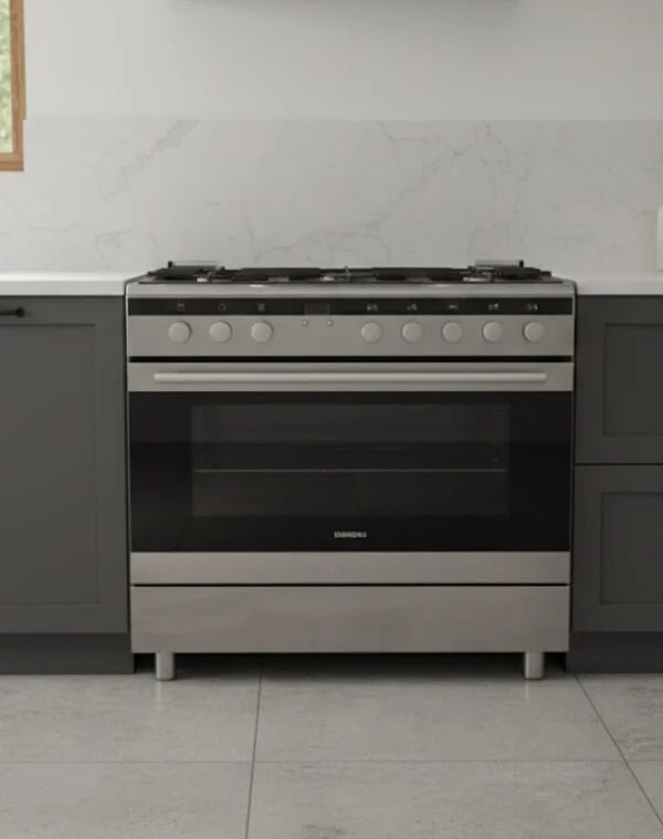 Siemens Freestanding Full - Gas Range Cooker | 90x60cm | 5 Burners with Wok Hob - althahanifurniture