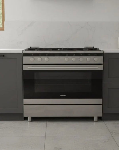 Siemens Freestanding Full - Gas Range Cooker | 90x60cm | 5 Burners with Wok Hob - althahanifurniture