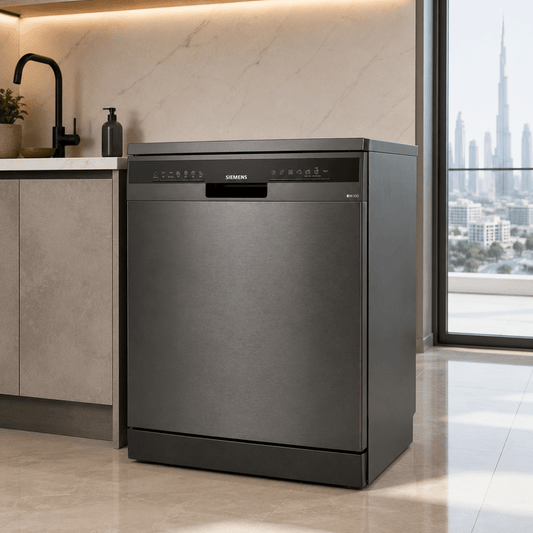 Siemens iQ300 SN23HC00MM/25 13-Place Freestanding Dishwasher – Black Inox – 60 cm - Al Thahani Furniture