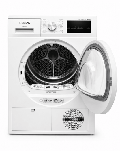 Siemens iQ300 WT45H212GC 8kg Heat-Pump Tumble Dryer with AutoDry – White - Al Thahani Furniture