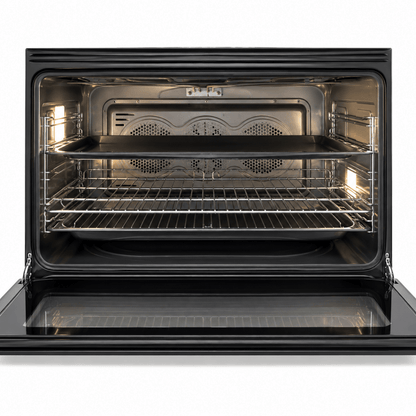 Smeg SSA91MAA9 90cm 5-Burner Dual-Fuel Cooker – Anthracite – 115L Oven - Al Thahani Furniture