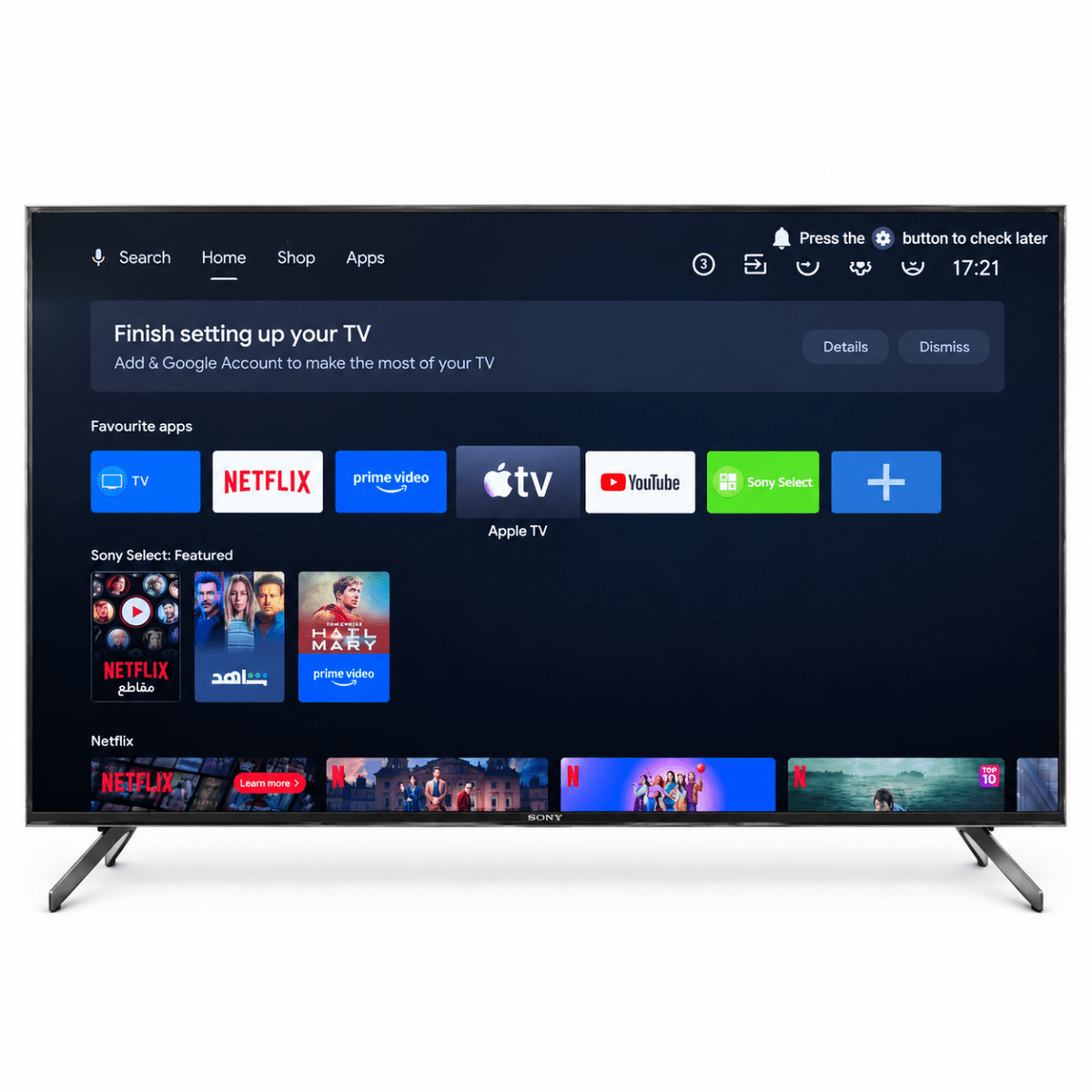 Sony BRAVIA 55-Inch X9000H 4K Ultra HD Android Smart TV – KD-55X9000H – Black - Al Thahani Furniture