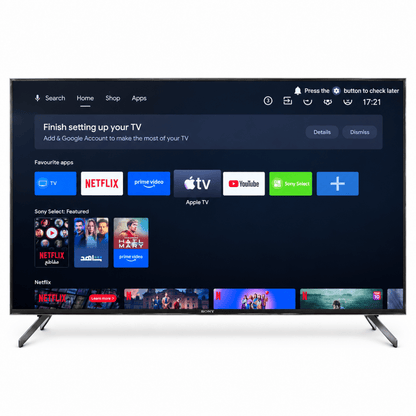 Sony BRAVIA 55-Inch X9000H 4K Ultra HD Android Smart TV – KD-55X9000H – Black - Al Thahani Furniture