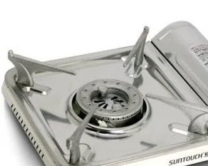 Suntouch Portable Gas Stove | Butane Fuel | Auto‑Ignition & Windshield - althahanifurniture