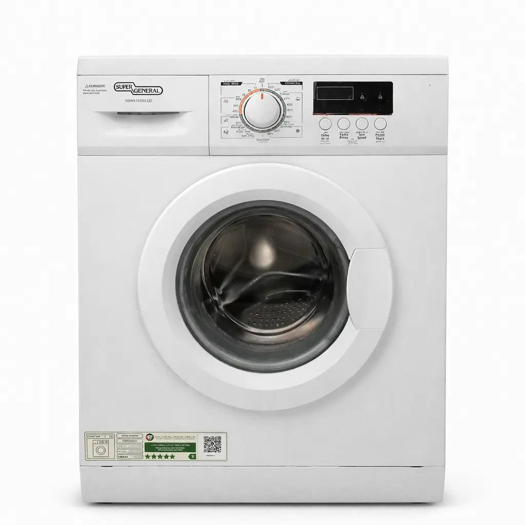 Super General 6 kg Front Load Washing Machine, used 6 months - althahanifurniture