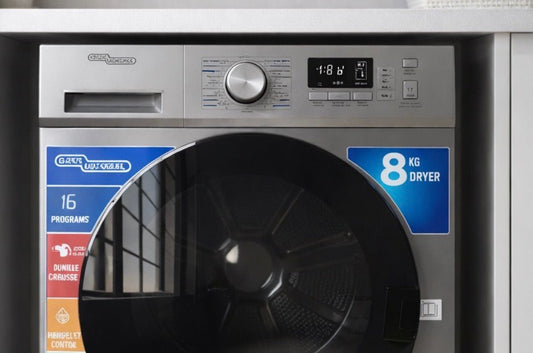 Super General Condenser Dryer | 8 kg Capacity | 16 Programs | Humidity & Temperature Sensors - althahanifurniture