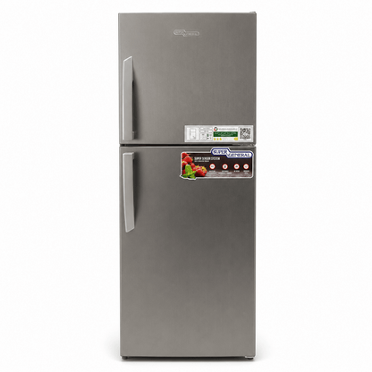 Super General SGR360N Top-Mount No-Frost Refrigerator | 360L Gross | Silver - Al Thahani Furniture