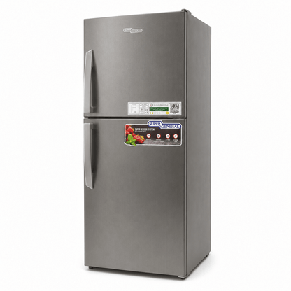 Super General SGR360N Top-Mount No-Frost Refrigerator | 360L Gross | Silver - Al Thahani Furniture
