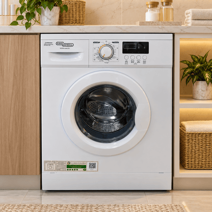 Super General SGW6100NLED 6kg Front Load Washing Machine – White - Al Thahani Furniture