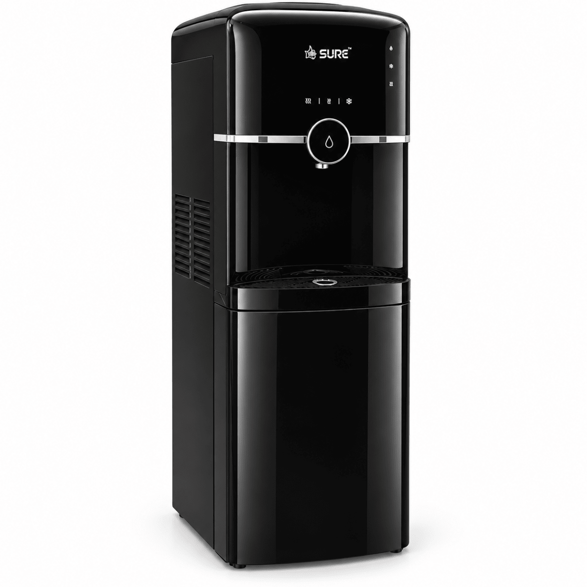 SURE SBL70 Bottom-Loading Hot, Cold & Normal Water Dispenser – Black - Al Thahani Furniture