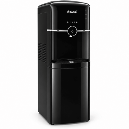 SURE SBL70 Bottom-Loading Hot, Cold & Normal Water Dispenser – Black - Al Thahani Furniture