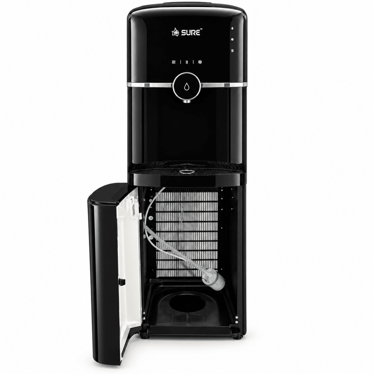 SURE SBL70 Bottom-Loading Hot, Cold & Normal Water Dispenser – Black - Al Thahani Furniture